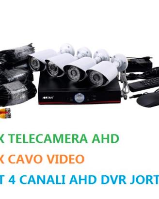 Kit Videosorveglianza di 4Telecamere 2 Mpx Wireles