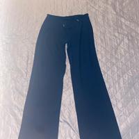 pantalone tuta adidas largo nero