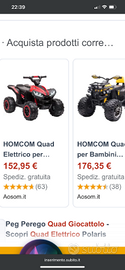 Quad giocattolo elettrico