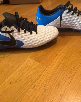 Scarpini nike blu bianchi e neri