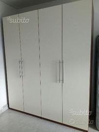 Guardaroba Pax Fardal Ikea 6 Ante, Noce Lungh. 3MT