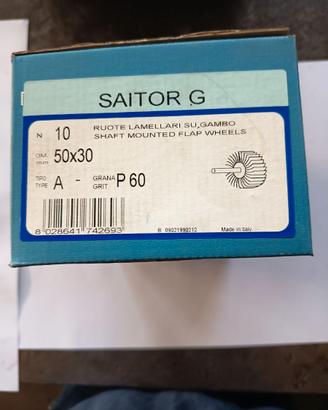 Lotto Ruote abrasive 50x30 SAITOR G Gambo 6mm