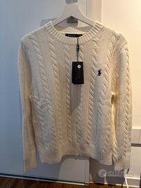 Polo Ralph Lauren Maglione Panna Uomo - S - Nuovo