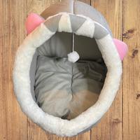 Cuccia per gatti con cuscino morbido