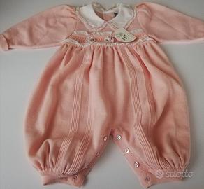 Tutina in pura lana vergine per neonata