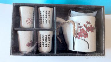 Set Tè Stile Orientale in Ceramica