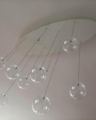 lampadario 12 sfere dimmer luci G4 desing