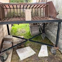 Bbq griglia ferro a legna