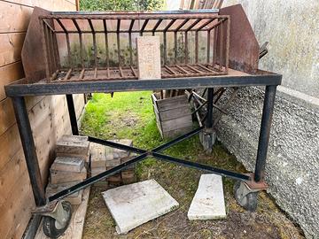Bbq griglia ferro a legna