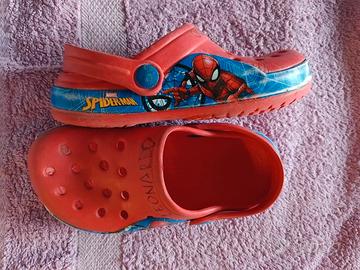 Crocs spiderman TG 29 bimbo
