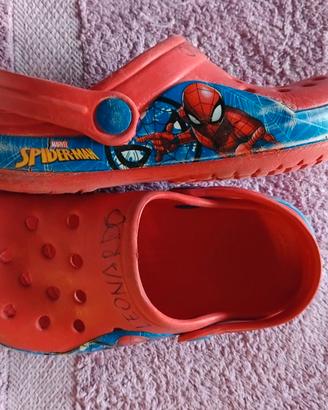 Crocs spiderman TG 29 bimbo