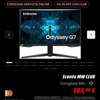 Monitor gaming g7 odyssey