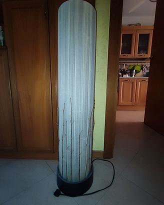 Lampada cilindrica stile etnico 