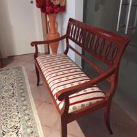 Panca legno imbottita