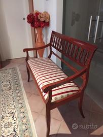 Panca legno imbottita