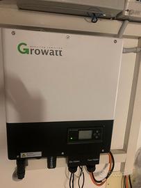 INVERTER + ACCUMULO GROWATT