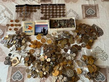 Monete,medaglie,riconi,rotolini,grosso lotto