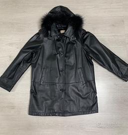 Cappotto vera pelle donna