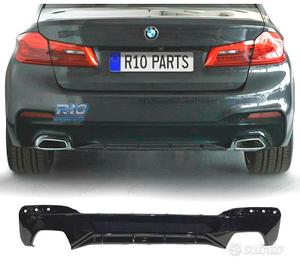 DIFUSORE BMW G30 G31 LOOK M PERFORMANCE NERO LUCID