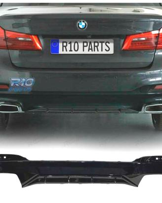 DIFUSORE BMW G30 G31 LOOK M PERFORMANCE NERO LUCID