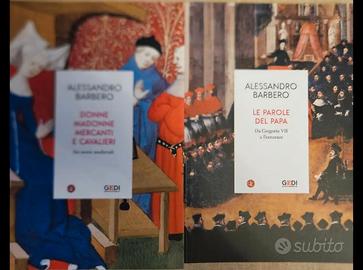 Libri collezzione di storia del professore Barbero