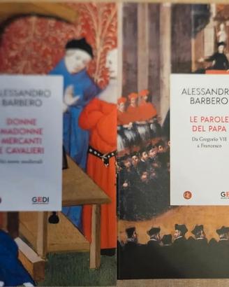 Libri collezzione di storia del professore Barbero