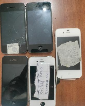5 iPhone 4 per ricambi 