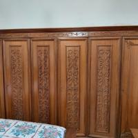 Camera da letto completa in legno massello