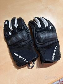 Guanti moto Revit XXL neri/bianchi nuovi