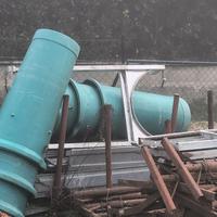 Tubo scivolo scarico macerie