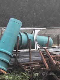 Tubo scivolo scarico macerie