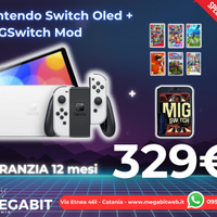 Nintendo Switch Oled + Cartuccia MigSwitch + Games