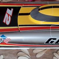 Motoscafo Genesis RC brushless vetroresina 100 cm