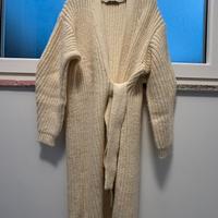 Cardigan lungo a coste Zara S/M