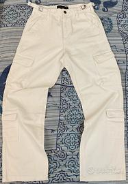 Jeans Cargo Bianchi Stradivarius - Taglia 36 (EU)