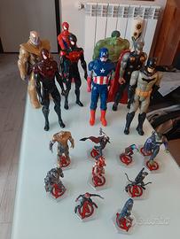 PERSONAGGI AVENGERS + SPIDERMAN+ BATMAN