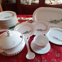 Servizio Da Tavola - 12 Piatti, Zuppiera, Salsiera