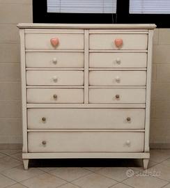 CASSETTIERA LARGA CON 10 CASSETTI