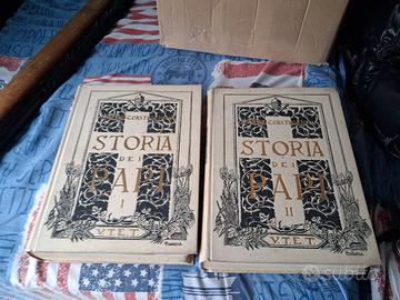 storia dei papi 2 volumi 1939