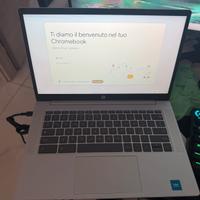 Pc hp chromebook e tablet samsung a9+