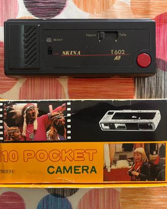 Fotocamera Vintage SKINA T602 AF 110 Pocket Camera