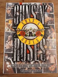 poster Guns N Roses Rock Anni 70 80 90 Formato A3 