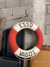 Salvagente vintage Rosso Bianco professionale