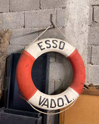 Salvagente vintage Rosso Bianco professionale