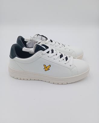scarpe Lyle & Scott n 44 bianche nere