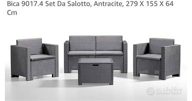 Doppio Salottino da giardino