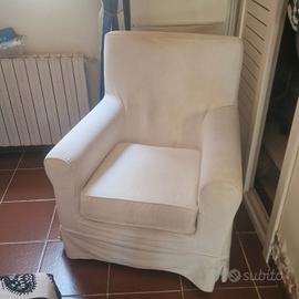 poltrona ikea mod. Ektorp bianca come nuova 