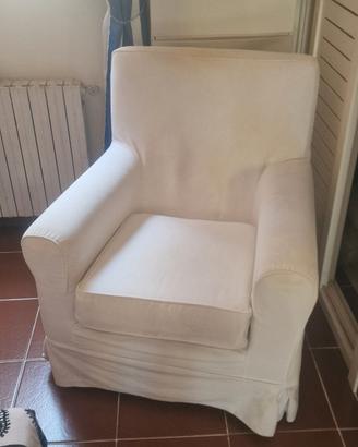 poltrona ikea mod. Ektorp bianca come nuova 