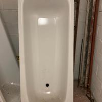 Vasca da incasso in acciaio 170x70