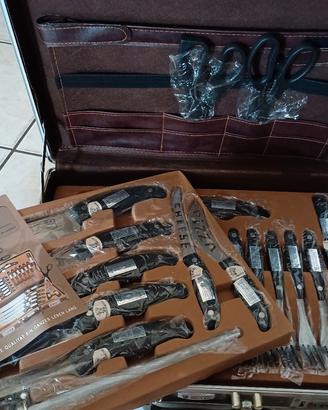 Valigia coltelli accessori e posate professionali